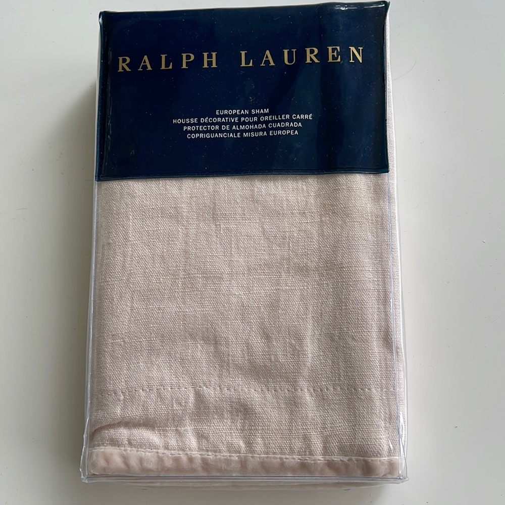 New Ralph Lauren Olivia Light Pink European Sham. $215